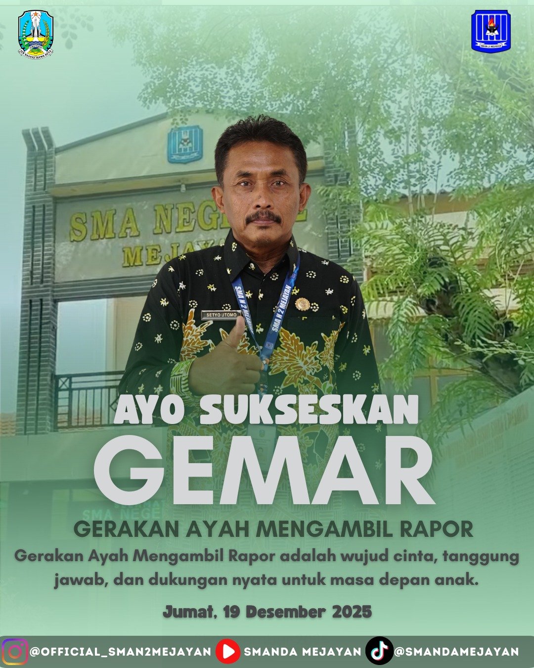 GEMAR (Gerakan Ayah Mengambil Rapor)
